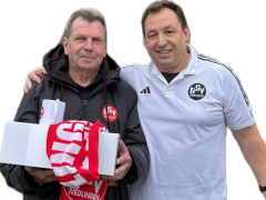 Die goldene Ehrennadel für Hans-Peter Weber