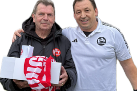 Die goldene Ehrennadel für Hans-Peter Weber