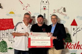 TSV Riedlingen, Abt. Fußball, erhält Spende vom Rotary Club Bad Saulgau-Riedlingen
