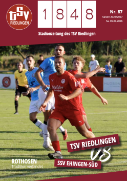 4. Spieltag: TSV Riedlingen - SSV Ehingen-Sued