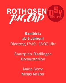D-Jugend Trainingszeiten